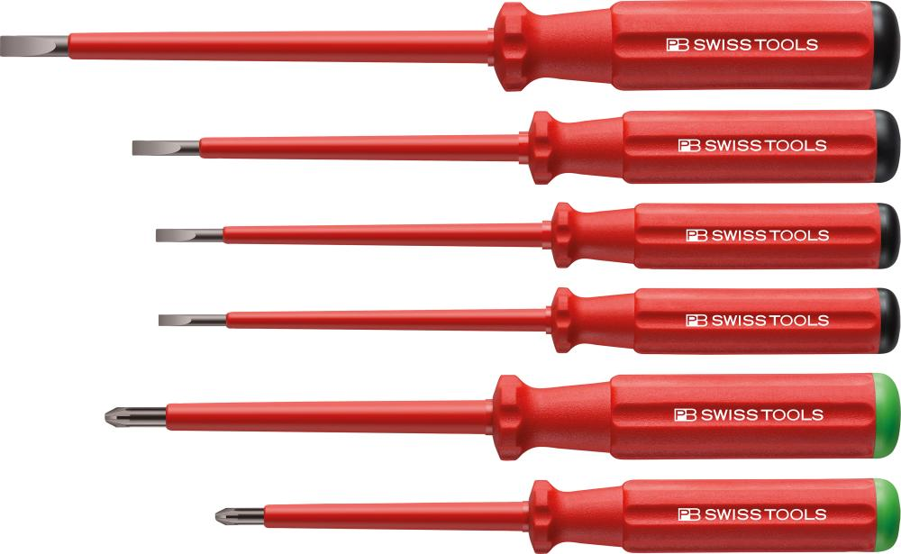 Pb Swiss Tools - Schraubendreher-Satz Vde 6-Teilig Schlitz/Pz Im Karton Classic