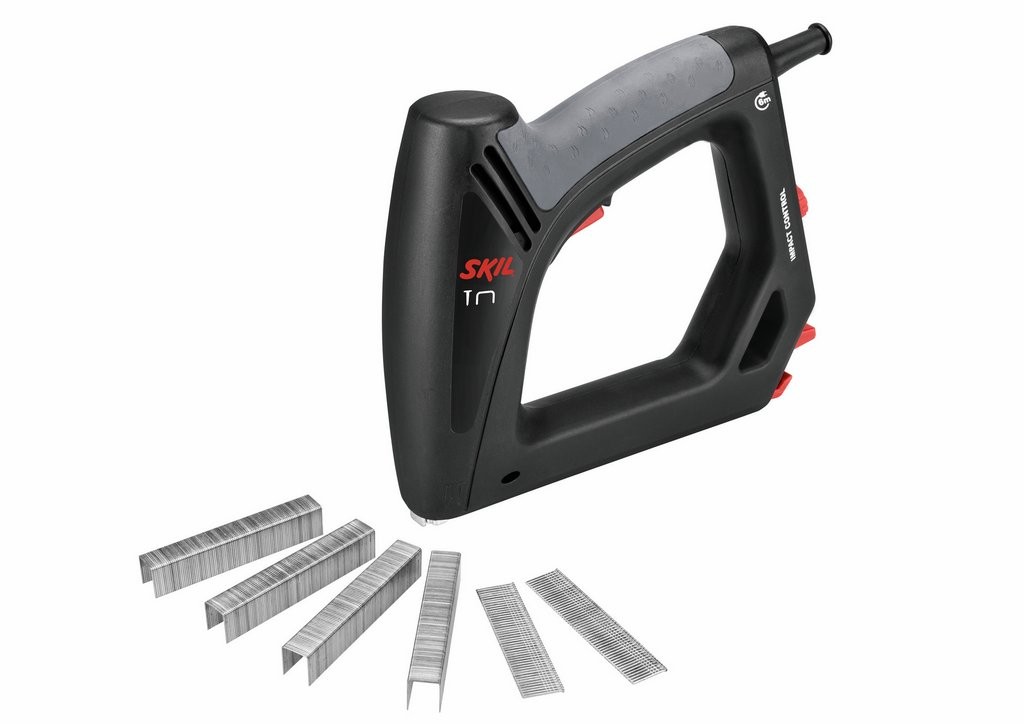 Skil - Elektrotacker Nagler 8200 Aa, Klammergerät Mit 400 Klammern + 100 Nägel