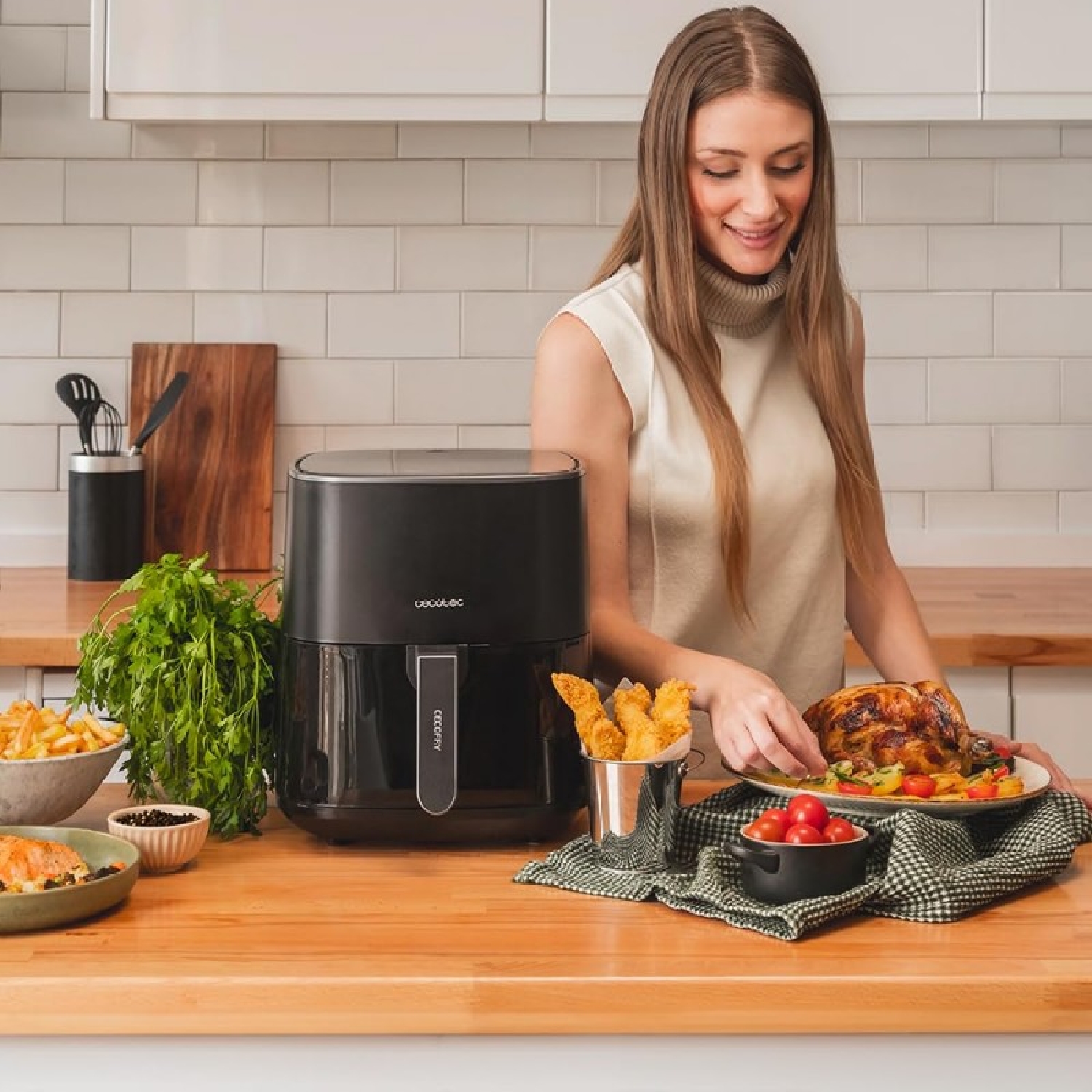 Friteuse diététique Cecofry Fantastik 5500, Friteuse à air chaud