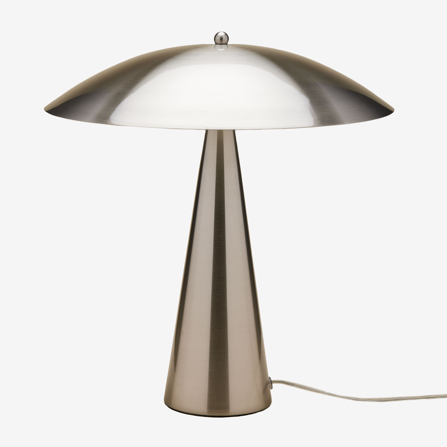Lampe De Table En Fer Irune Sklum Gris Brossé