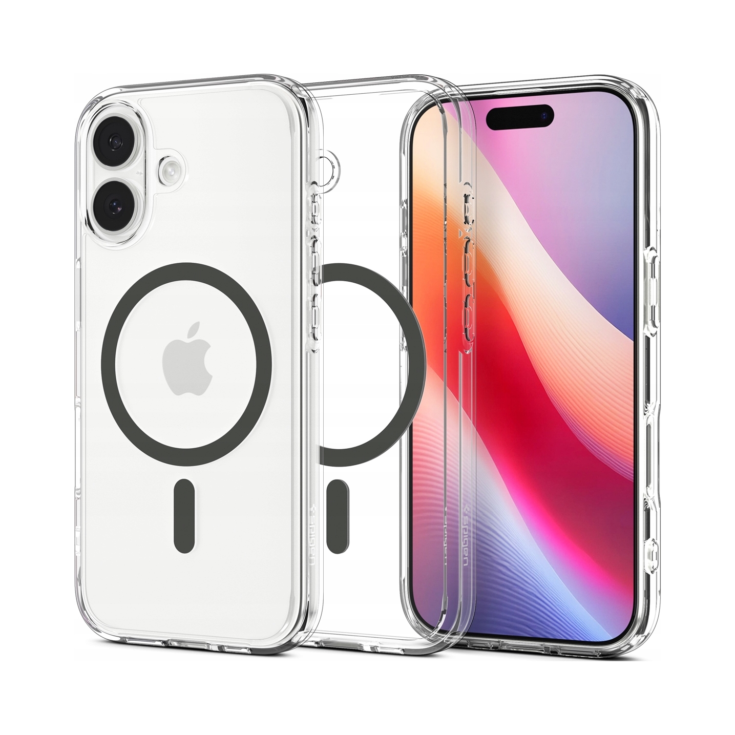 Spigen Grau Ultra Hybrid Magsafe Hülle Für Iphone 17 - Transparent - Bild 4
