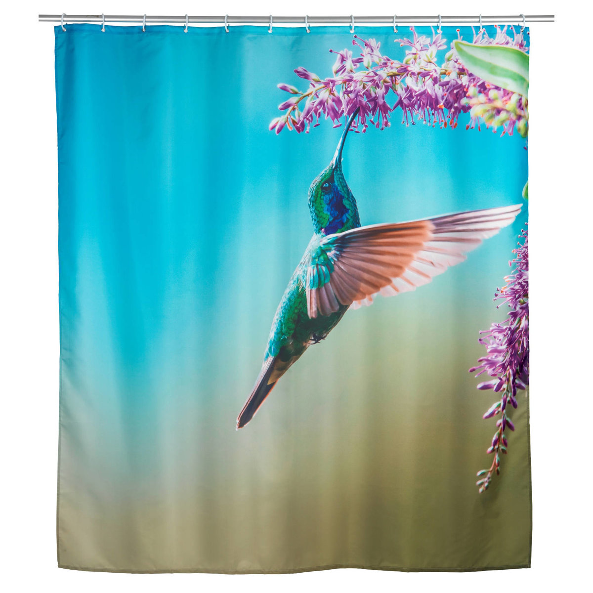 Wenko Kolibri Duschvorhang "Managua" Breite 180 Cm Höhe 200 Cm von Baur - Image 5