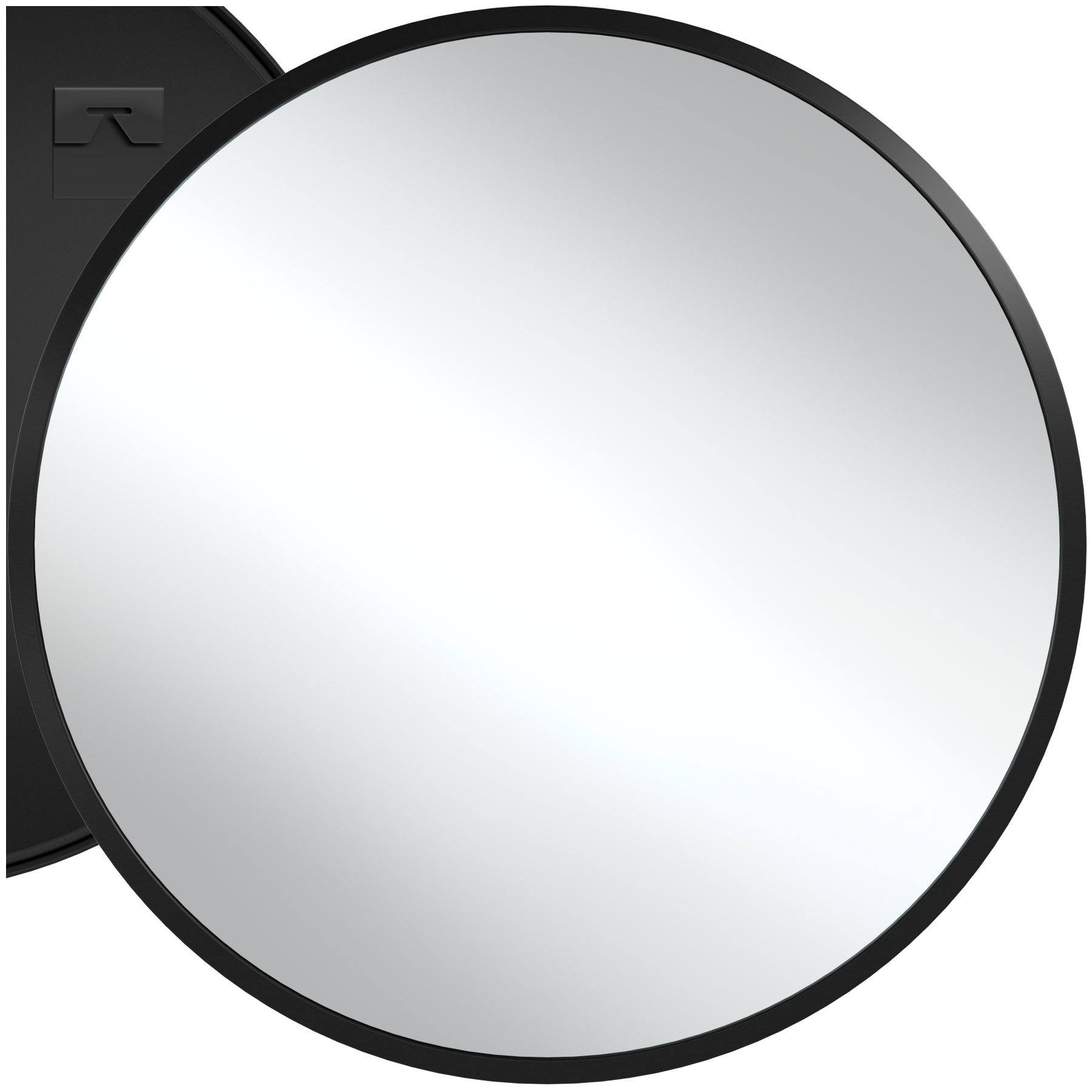 Tectake - Miroir Mural Rond Fiona Avec Cadre En Aluminium -