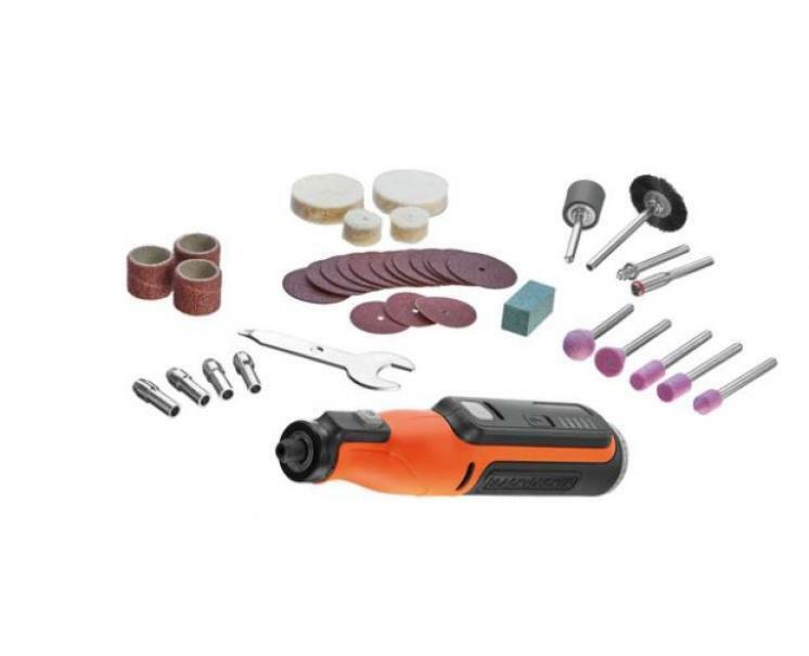 Black & Decker Schwarz Black+Decker Bcrt8i-Xj Akku-Multifunktionswerkzeug