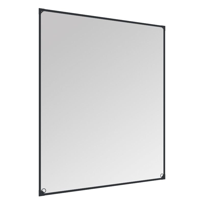 TrendLine Fliegenschutz-Magnetfenster 100 x 120 cm anthrazit/anthrazit kürzbar - Image 2