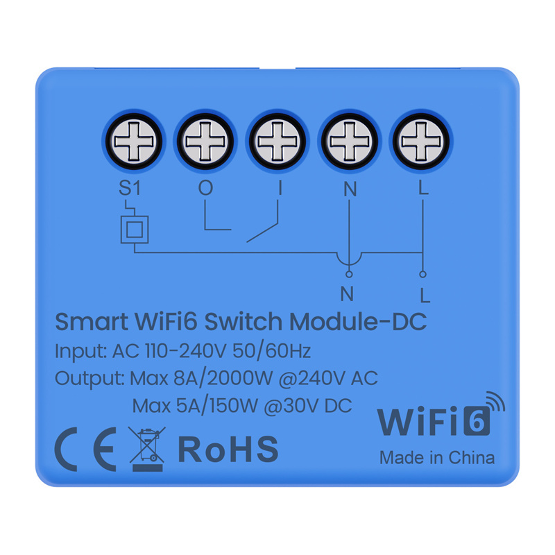 Avatto Wlan-Relais Wsm20dc Wifi 6 Lichtsteuerung Einbau - Bild 5