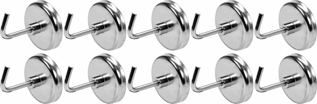 Magnethaken Topfmagnet Neodym Wandhaken 10x Magnet Haken Werkzeughaken 10 kg - Bild 5