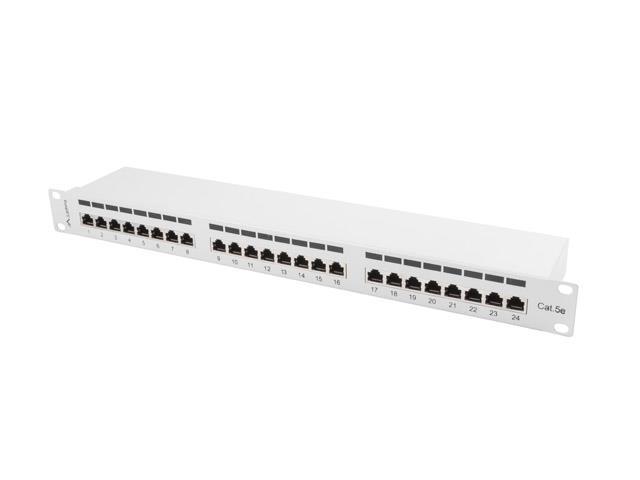 Lanberg Grau Patchpanel 24 Ports Rj-45 Cat 5E