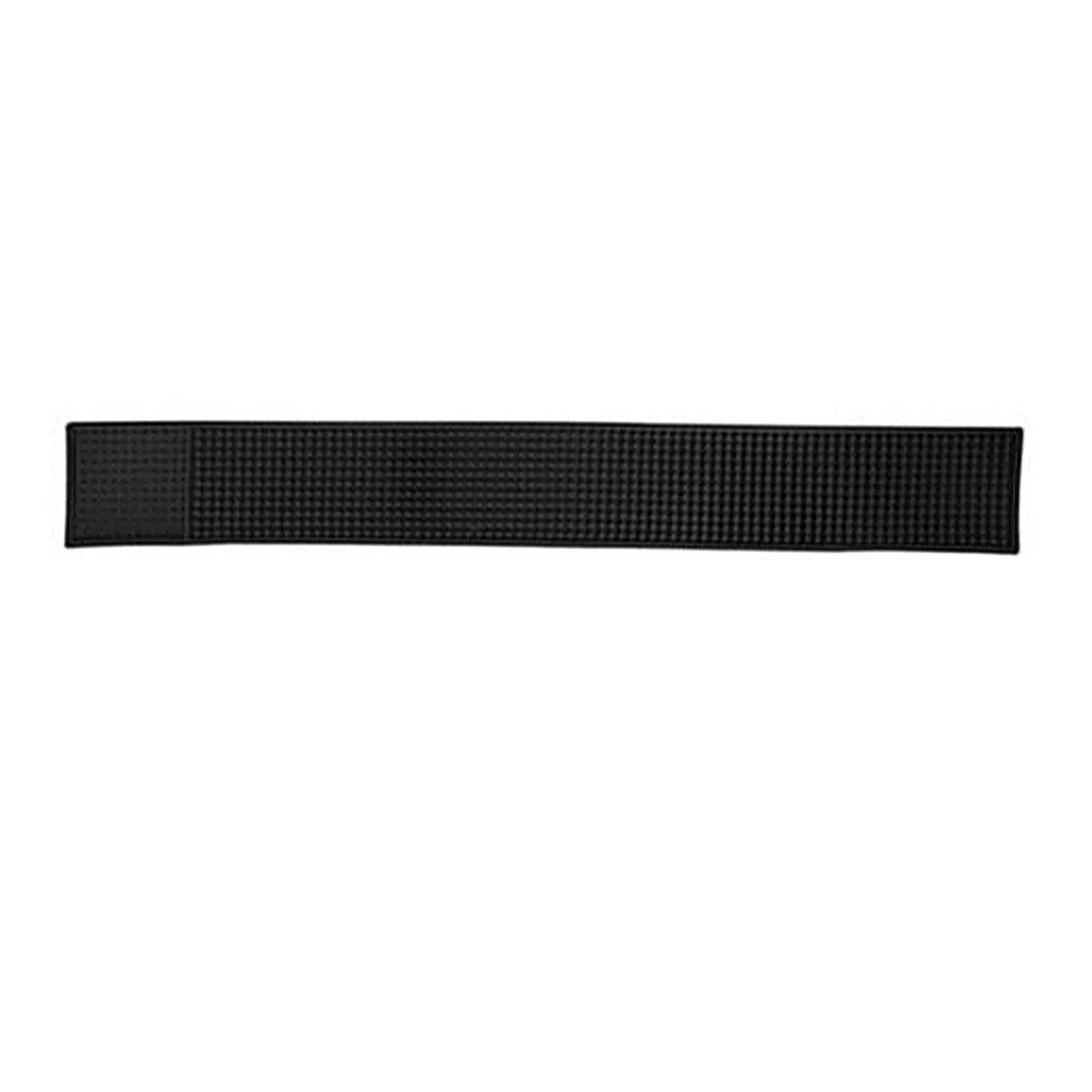 Tapis de bar antidérapant en PVC noir, 60x8x1 cm, égouttoir pour salon de coiffure et café