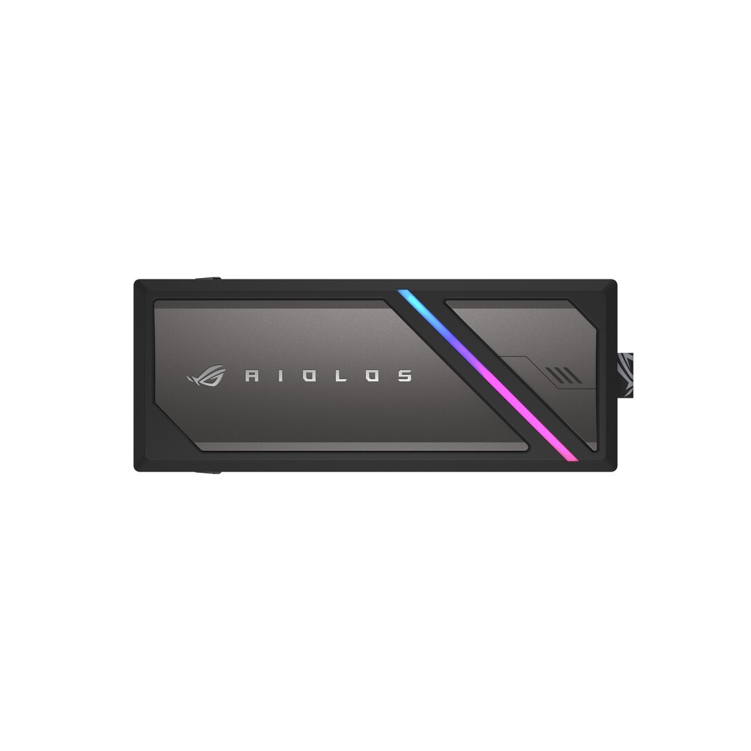 ASUS ROG Strix Aiolos, SSD-Gehäuse, M.2, PCI Express, SATA, 20 Gbit/s, USB Anschluss, Schwarz - Bild 9