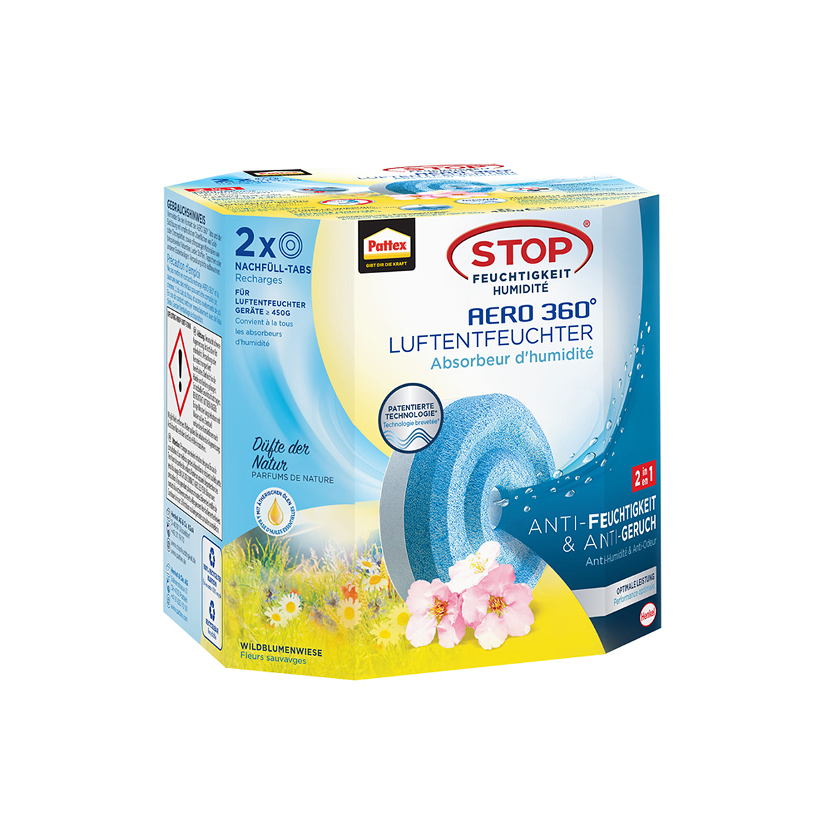 Pattex Henkel - Aero 360 Wildflower Meadow 2X450g - Ahawm