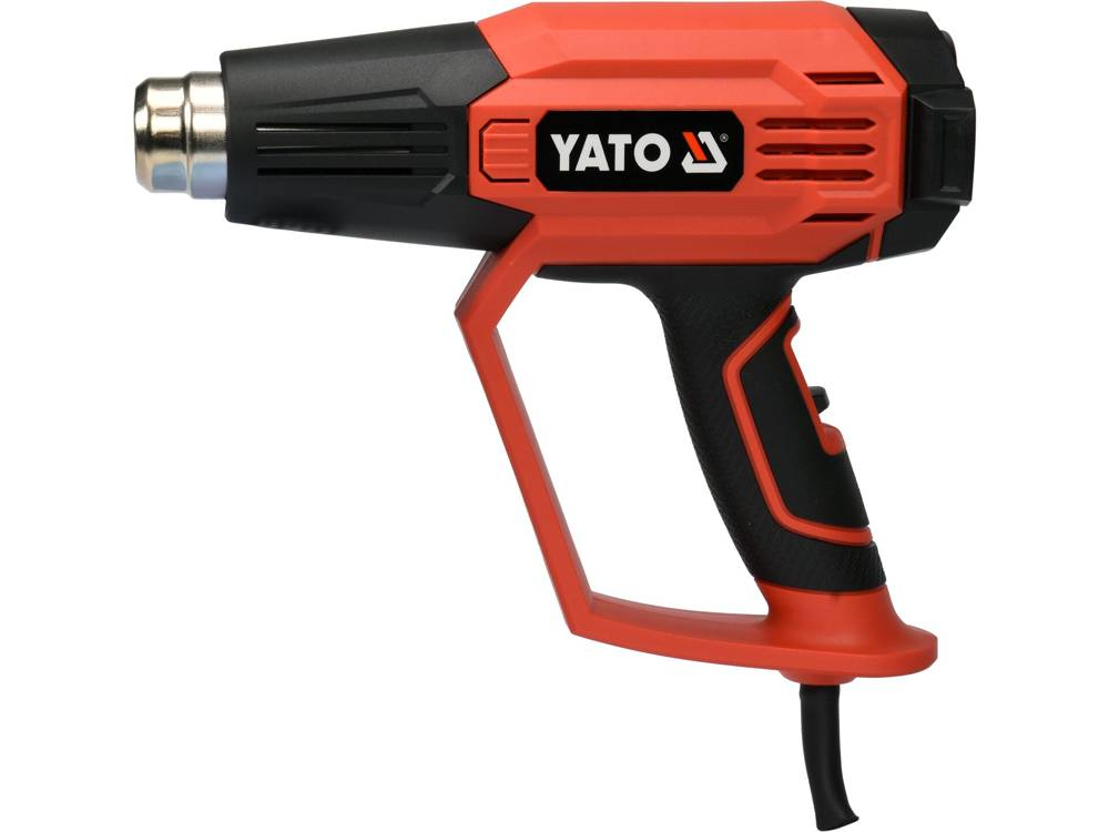 Yato Orange - Heißluftpistole 1600 W 50-650 °C 2 Geschwindigkeiten Lcd + Speicher Yt-82296