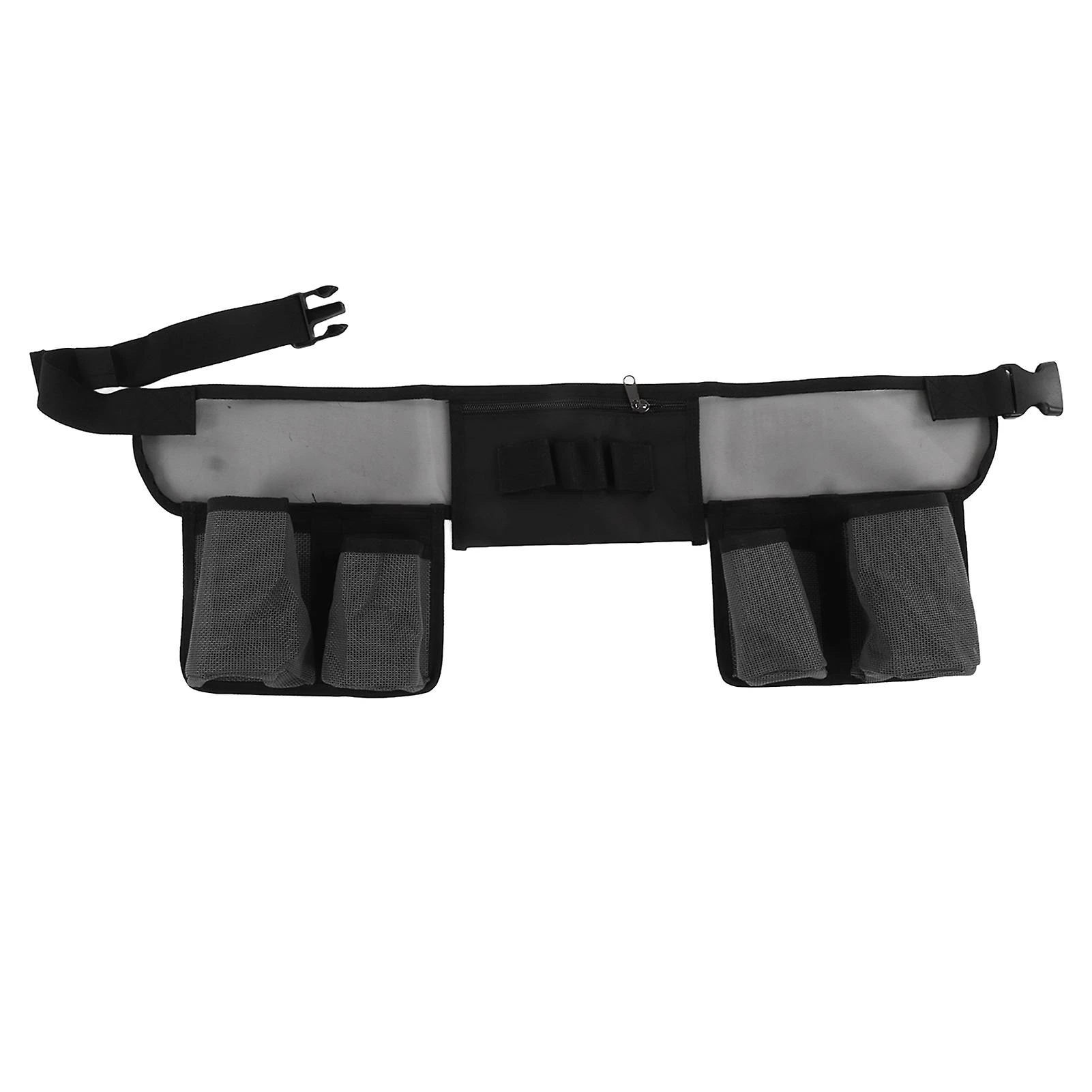 Sacoche à outils ajustable en tissu Oxford, 7 poches, ceinture réglable, noir