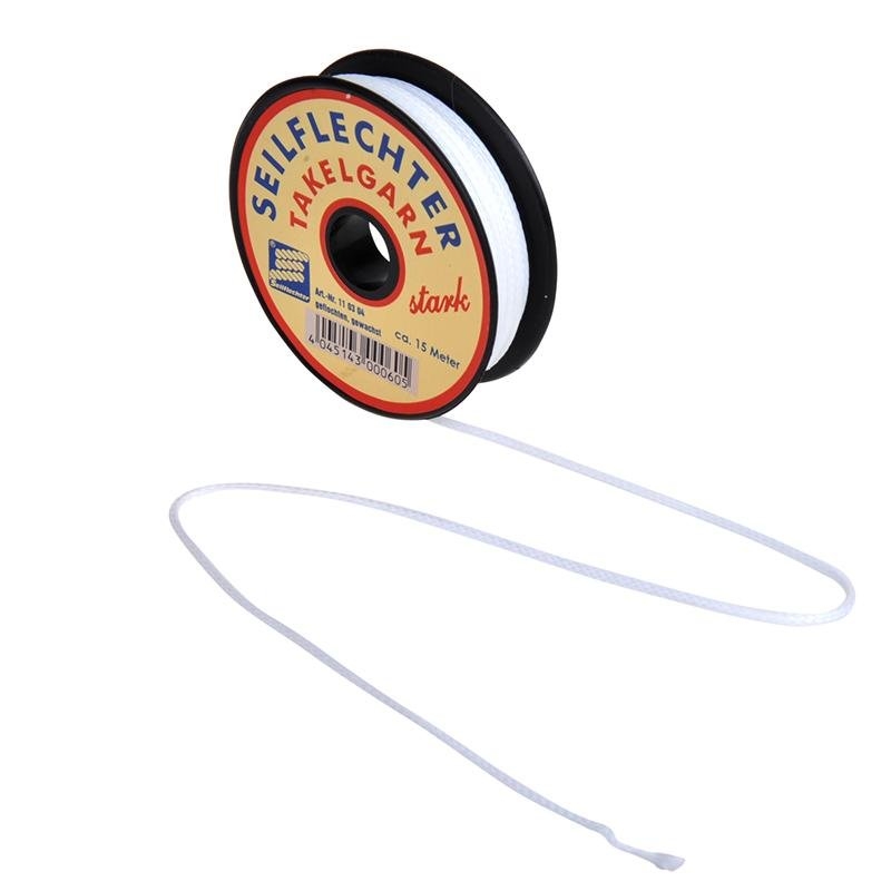 Mobilibrico Robuster Reparaturfaden, 15 M, Weiß