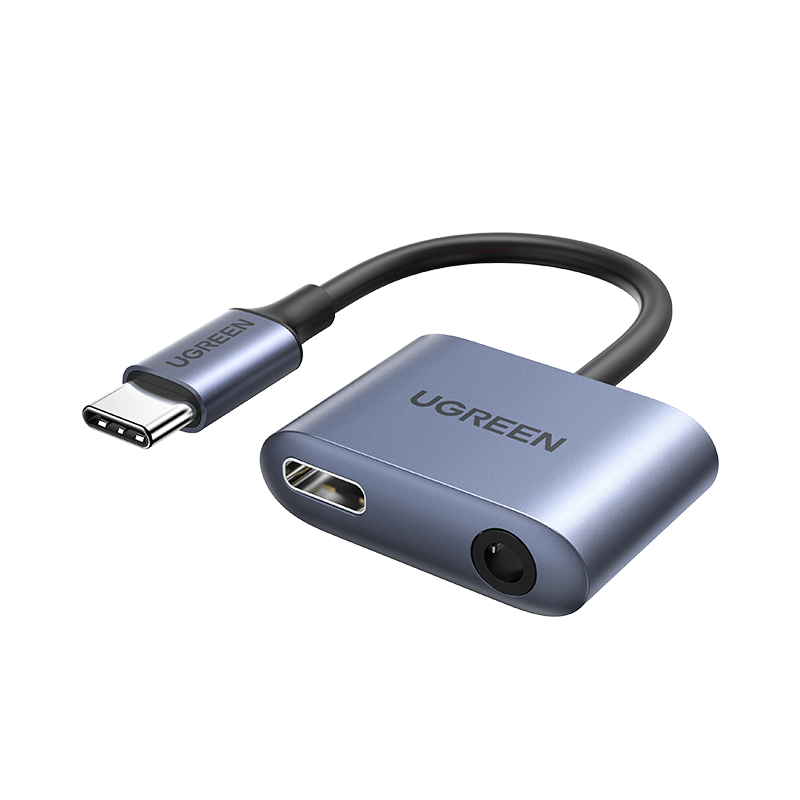 Ugreen Kopfhörer Adapter (Klinkenadapter), Audio Adapter, Grau - Bild 6