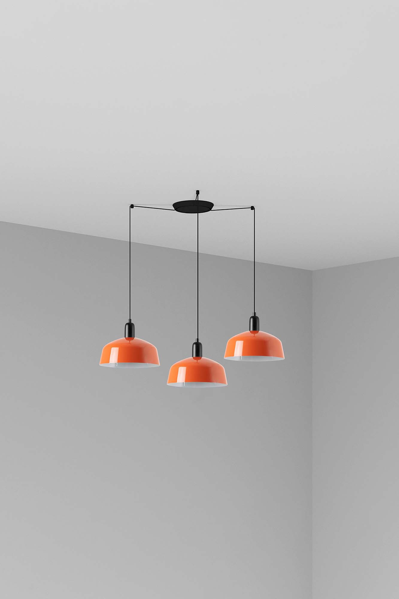 Tatawin M Hängelampe Orange Rot 20340-148-3l