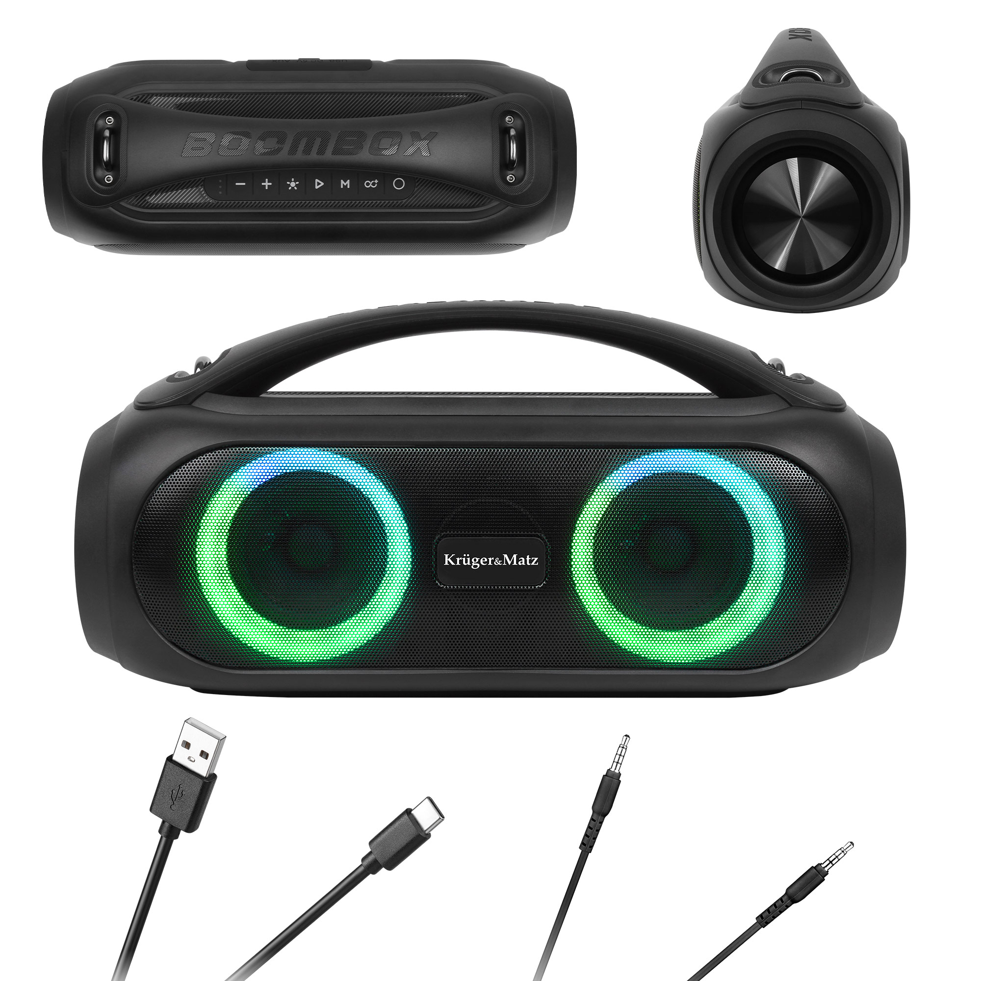 Joom Supermerchanteu Bluetooth-Lautsprecher Usb Aux Fm Tws Kruger&Matz Ipx5 Hintergrundbeleuchtung Joy 2 - Bild 3