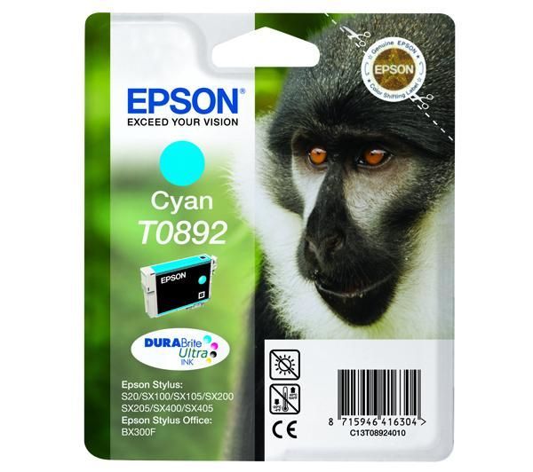 Epson Original T0892 (C13t08924011) Tintenpatrone Cyan - Bild 5