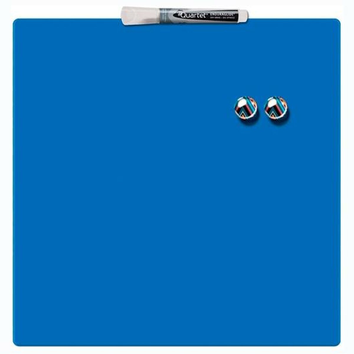 Nobo Blau Quadratisches Magnetisches Mini-Whiteboard, Rahmenlos, Trocken Abwischbar, Leicht Zu Reinigen, Wandmontage, Zuhause/Büro, 360 X 360 Mm, 1903873 - Bild 6