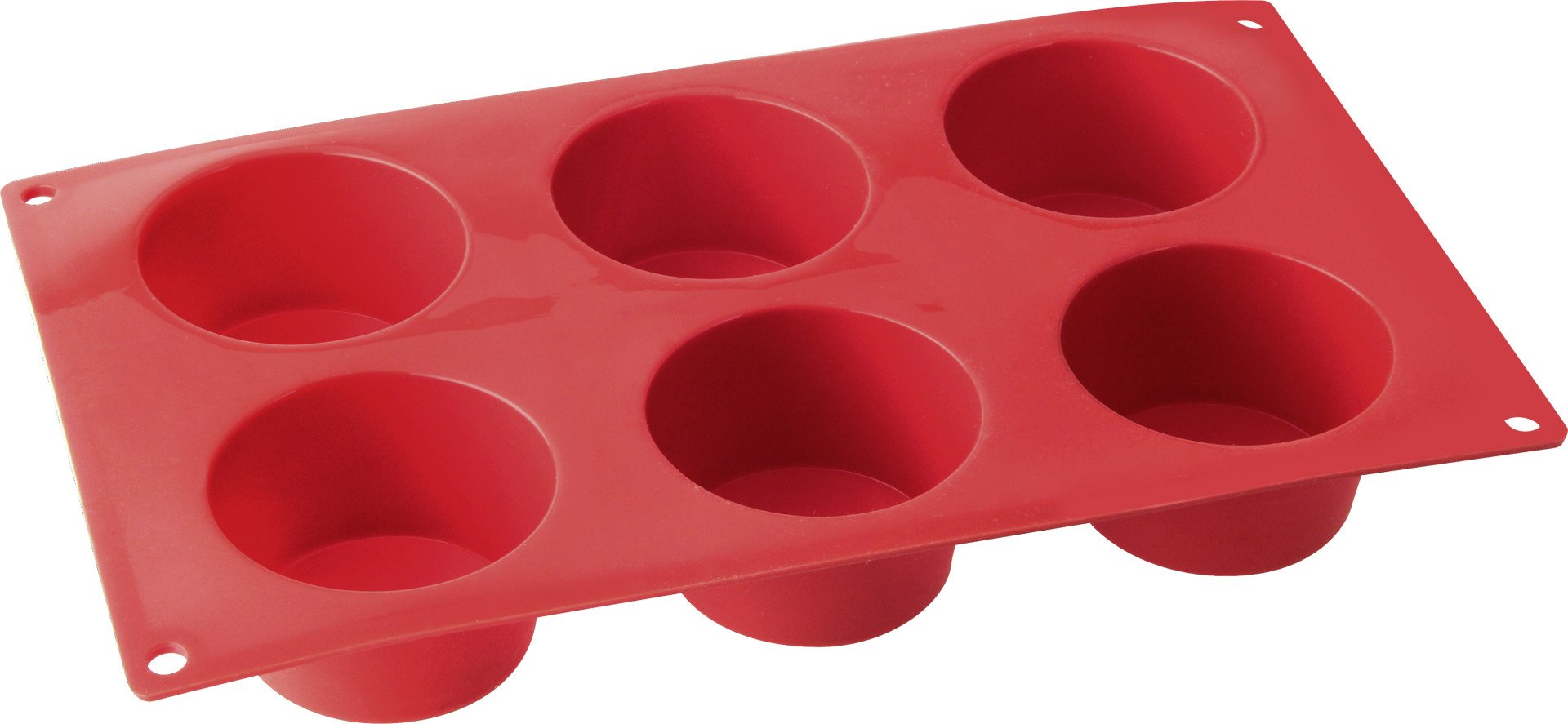 Zenker Rot Silikon-Muffinform 'Flexxible Love' 6Er