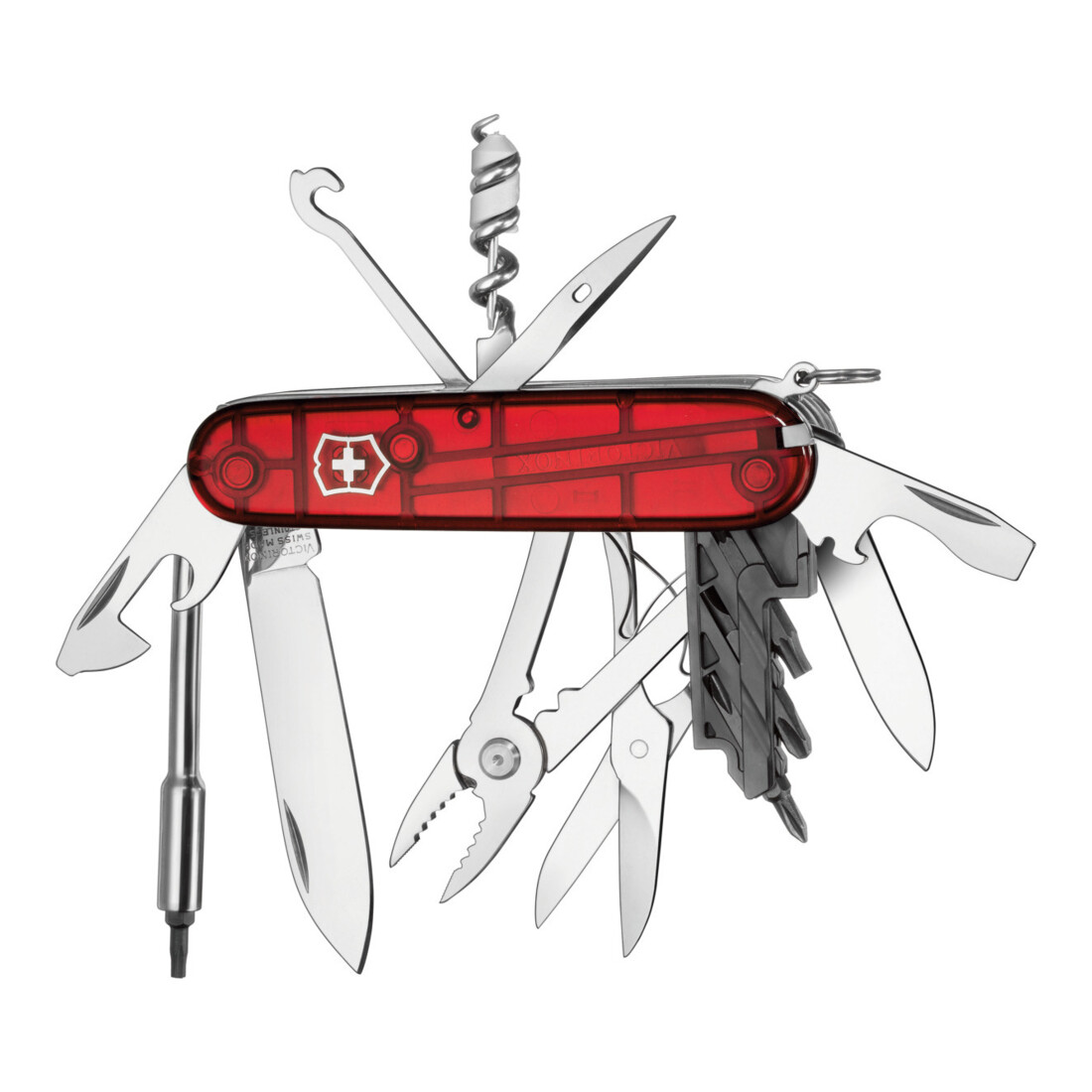 Victorinox Schweizer Messer Cyber Tool M Rubis 34 Funktionen 1.7725.T Rot - Bild 5