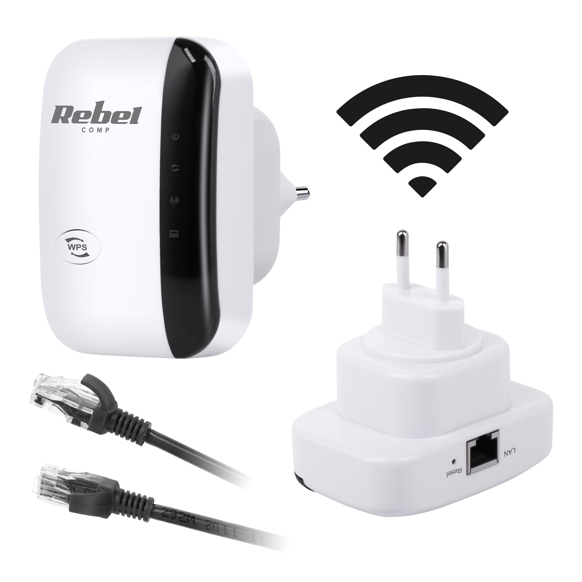 Tresice France Weiß Wlan-Signalverstärker-Repeater 300 Mbit/S Rebel