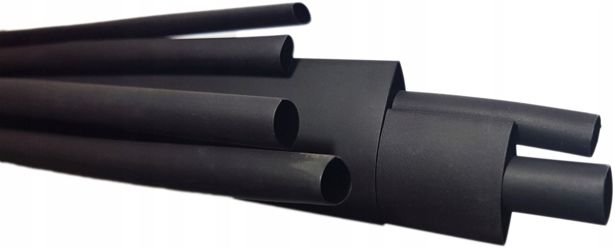 Oem Blau Rts Schrumpfschlauch Schwarz 4,8/2,4 Mm 1 M 5 Stück