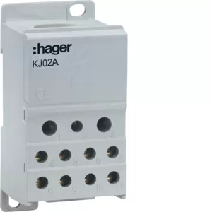 Hager Grau Verteilerschrank Zubehör, Hag Kj02a Verteilerblock 160/250A 1Polig - Image 7