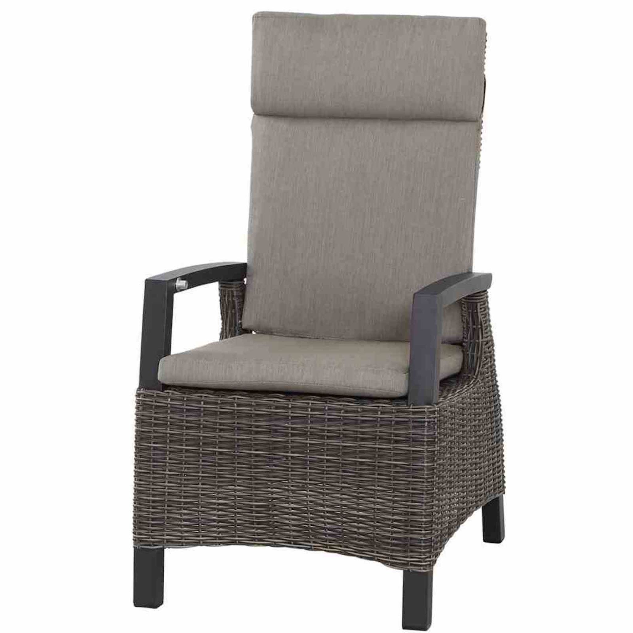 Diningsessel CORIDO in Aluminium anthrazit/Geflecht charcoal grey - Image 6