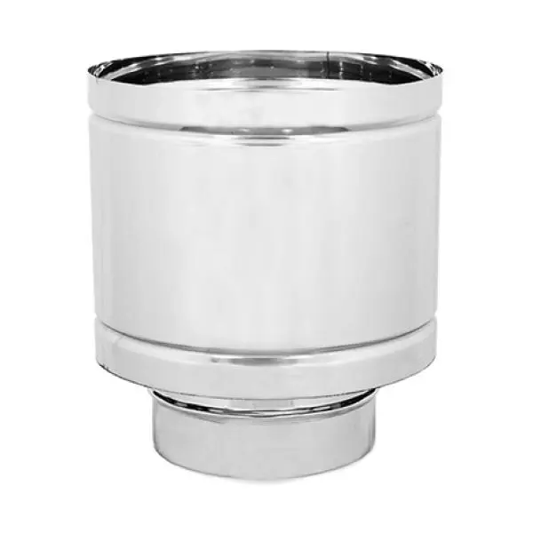 Cappello Antivento Monoparete Acciaio Inox Aisi 304 �250 Europrofil OEM