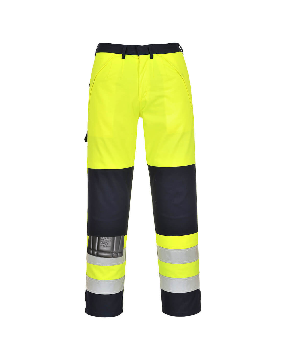 Portwest Gelb Hochsichtbare Mehrzweck-Hose /Navy 3XL - Fr(56) - Uk(47) - Bild 3