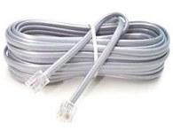 Microconnect Schwarz - Modular Rj11 4C/4P 10M