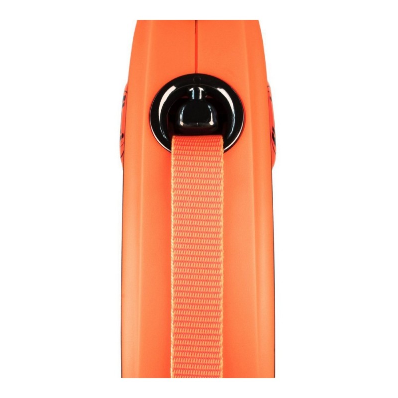 flexi Dog Leads - Xtreme Orange (Size S: 5m, up to 20kg)