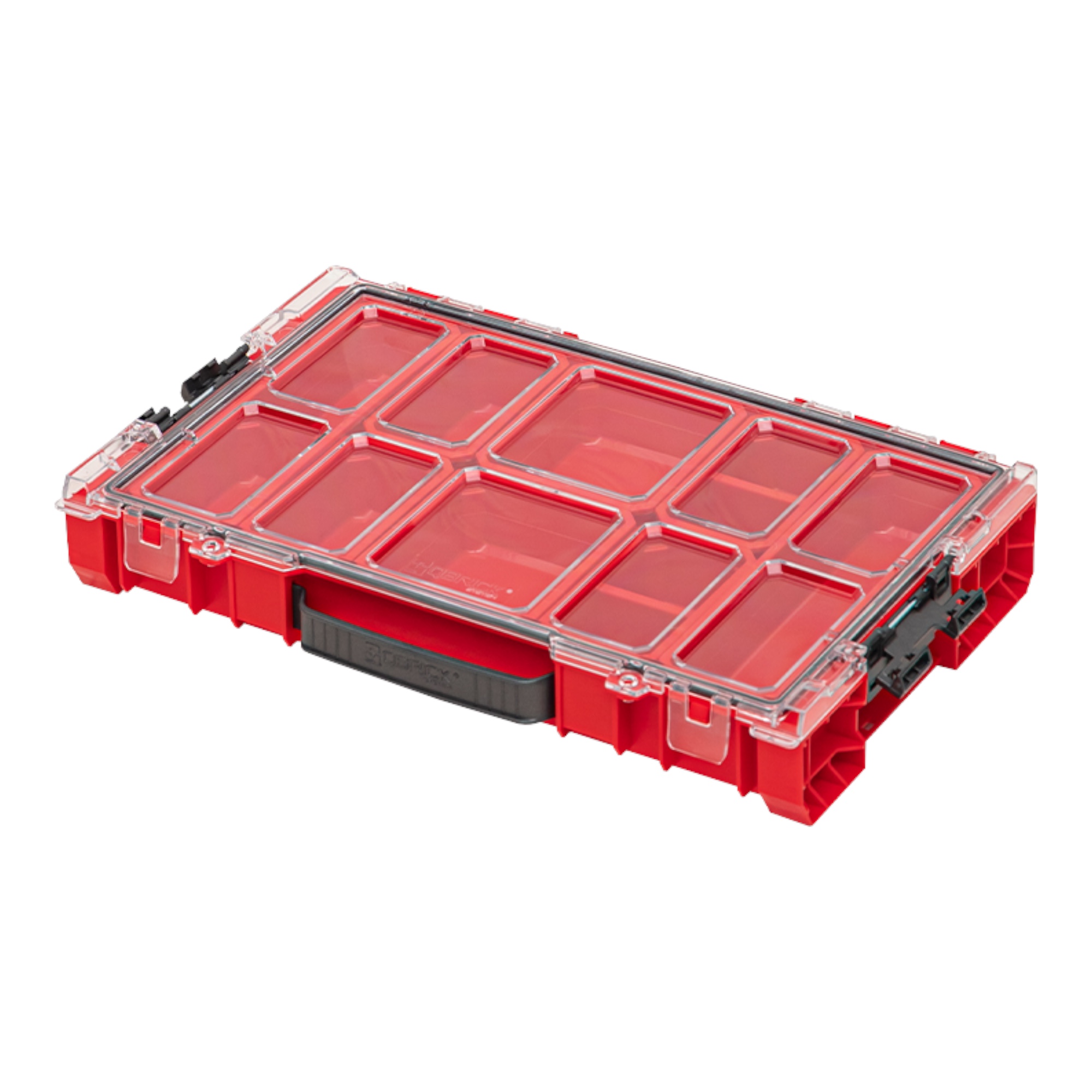 Qbrick Rot Pro Organizer 100 E Ultra Hd Kleine Werkzeugbox Mit Deckel