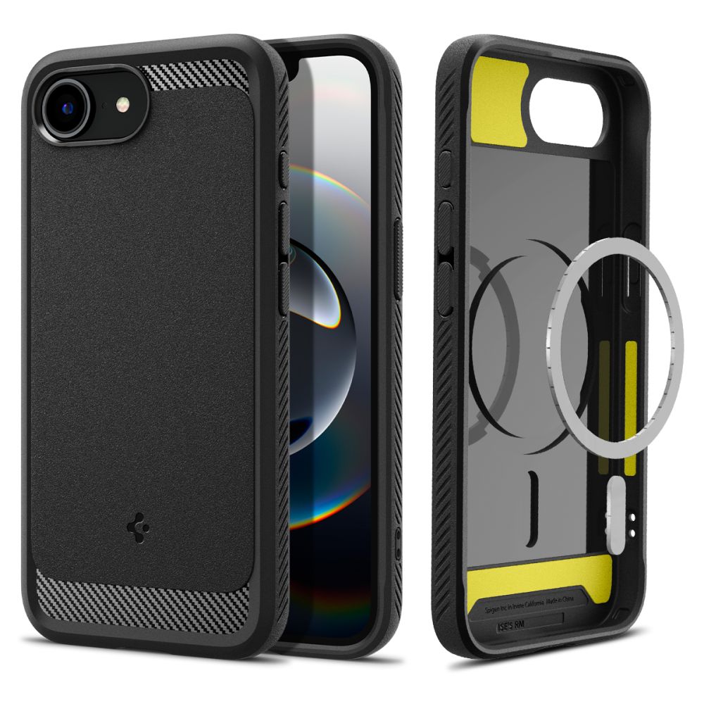 Spigen Rugged Armor MagSafe - matte black - iPhone 17e16e - Bild 2