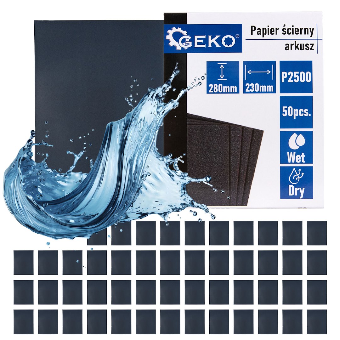Import Schleifpapier Auf Wasserbasis - Blatt 230x280mm P2500 (50/1000)