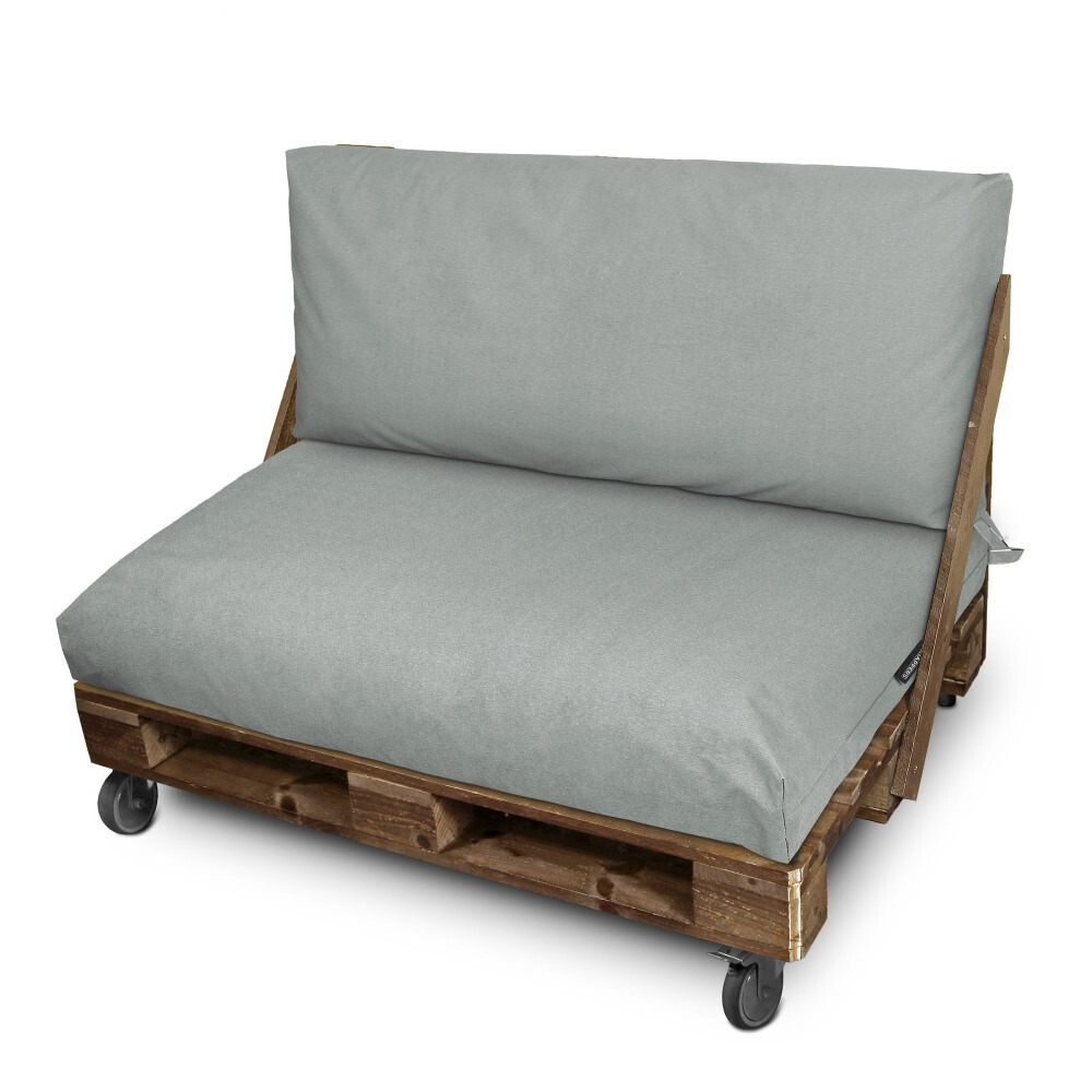 Happers - Coussin Pour Palette Toldotex Gris Set : Assise 120x80x20