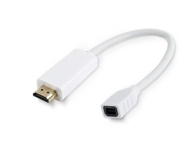 Microconnect Weiß - Mini Dp Auf Hdmi Fm Adapter