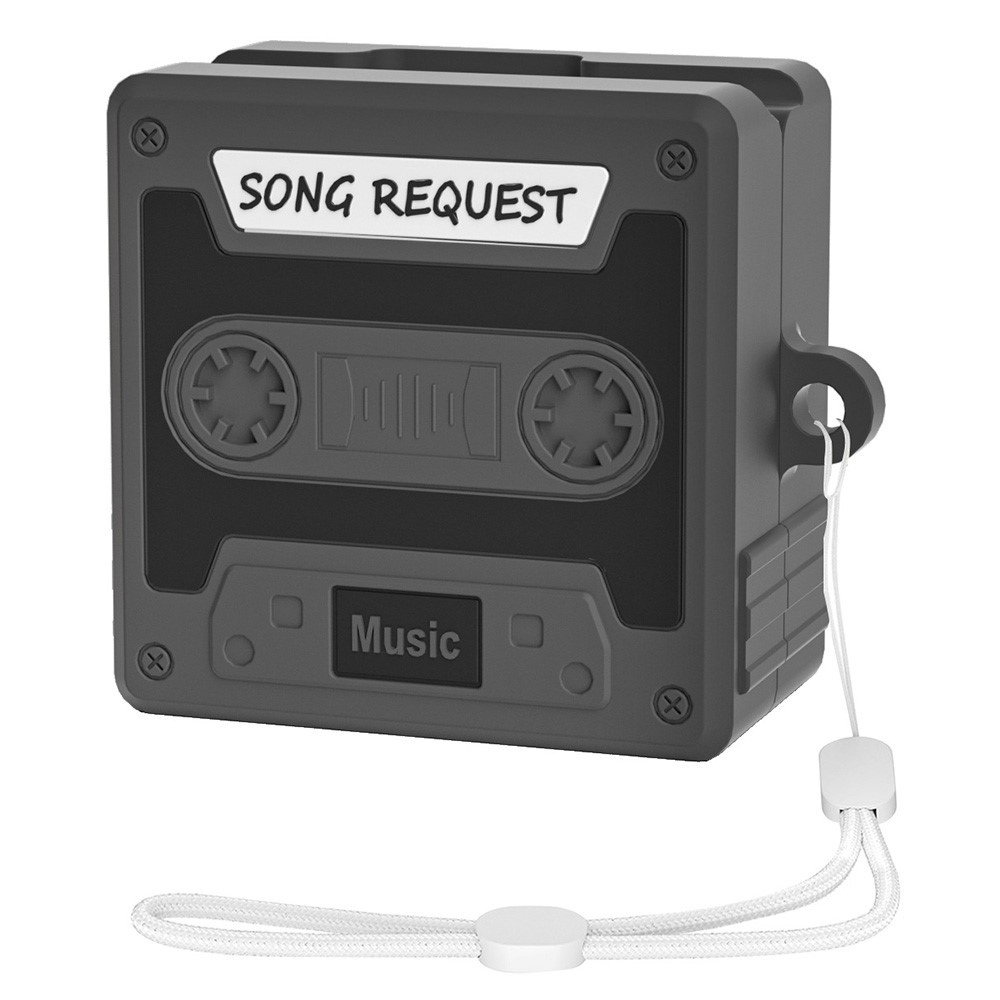 Oem Schwarz Gepanzertes Etui Für Samsung Galaxy Buds4 / Buds4 Pro Kopfhörer, Retro-Kassette,