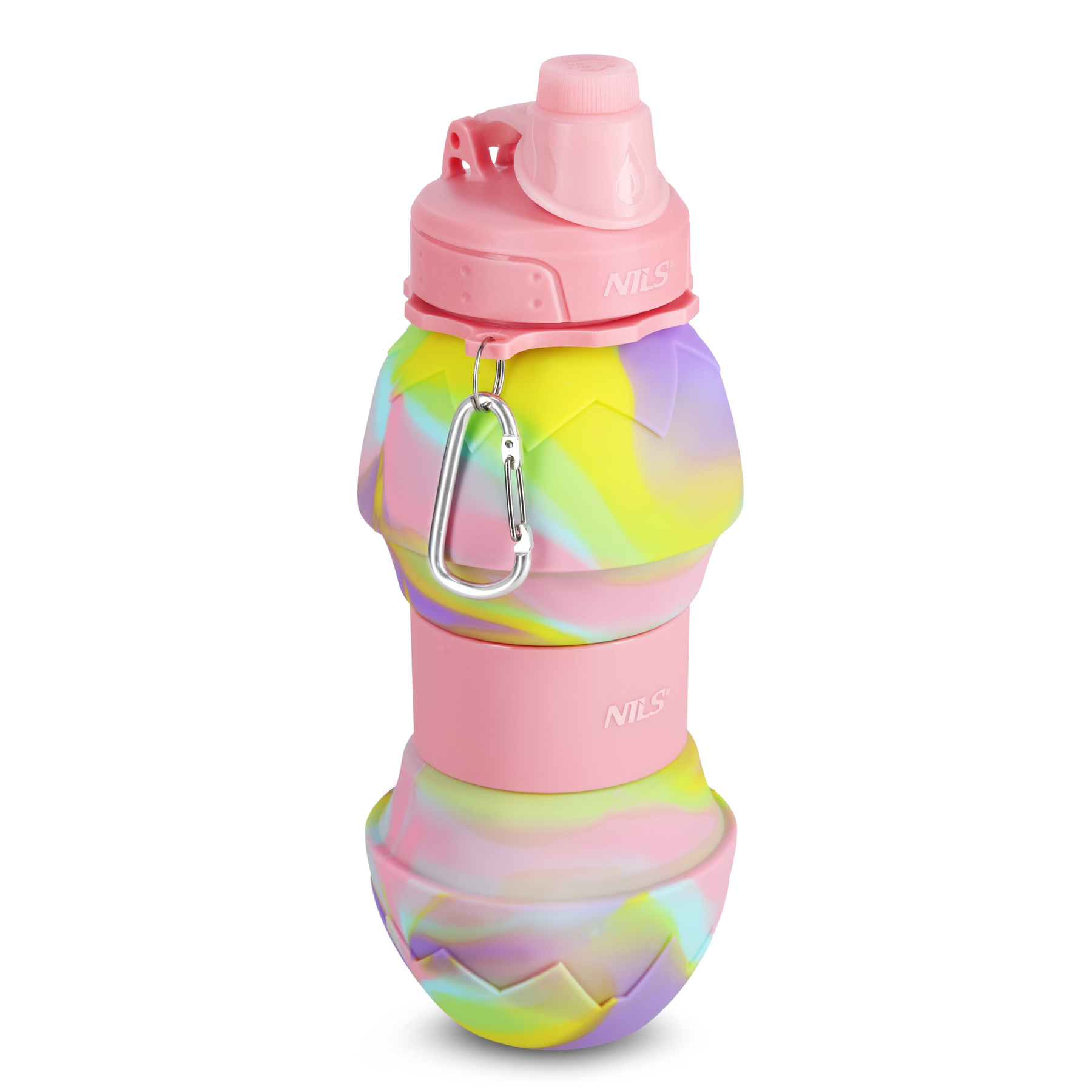 Nils Rosa Faltbare Silikonflasche Nc4102 - Bild 3