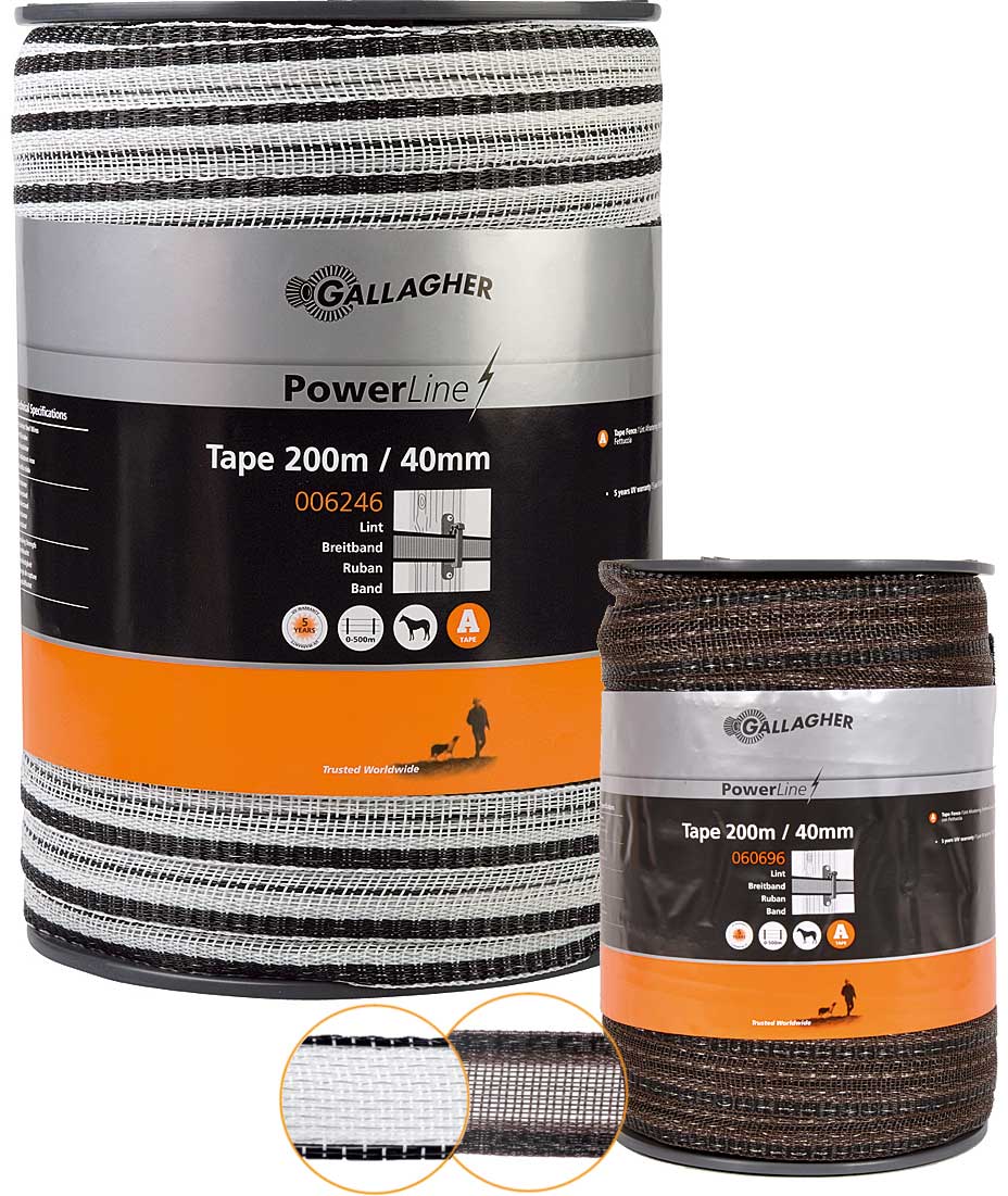 Gallagher Weiss Gartenzaun, Schriklint Powerline (40 Mm / Wit) - 200 Meter - Image 3