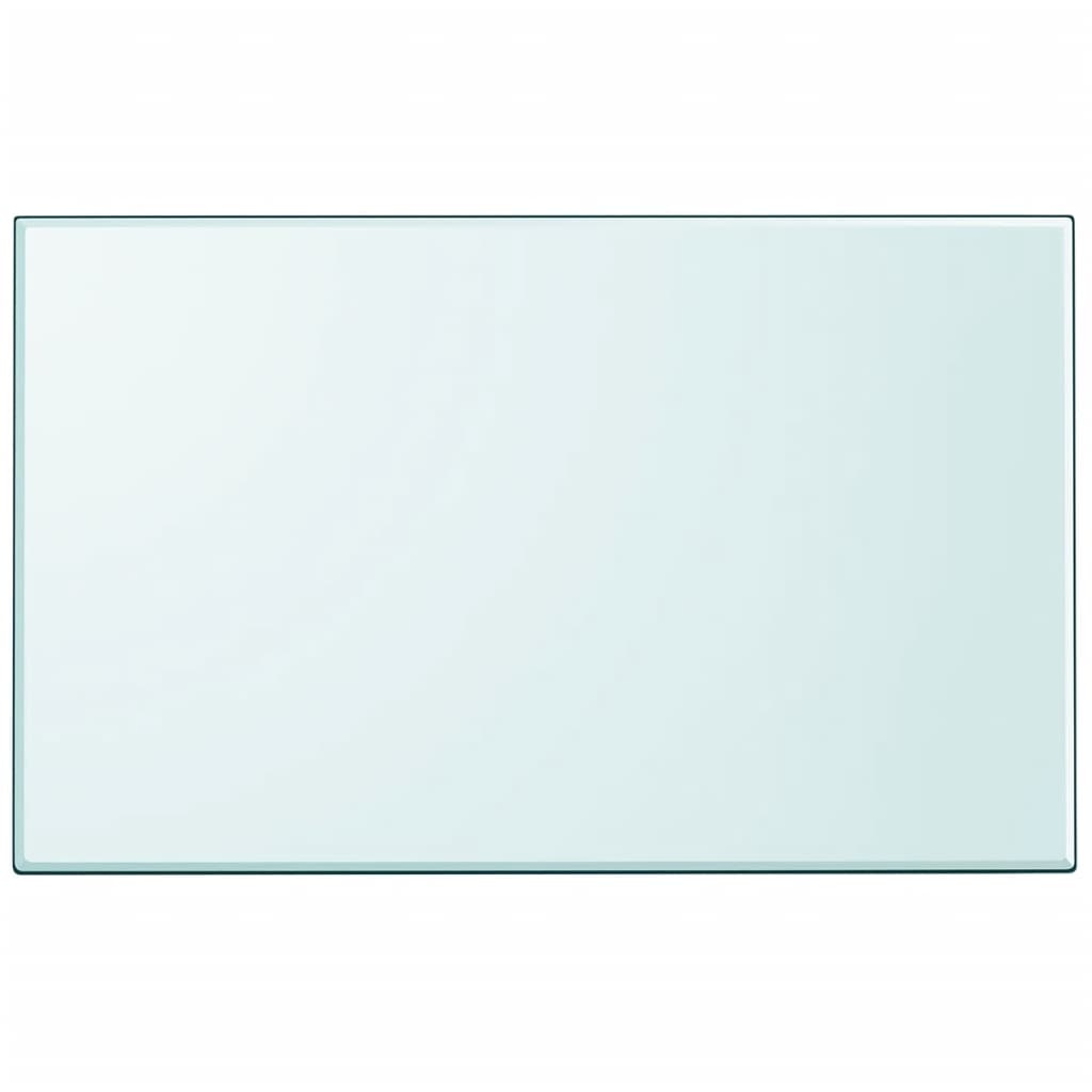 Dessus De Table Rectangulaire En Verre Trempé 1000 X 620 Mm Vidaxl