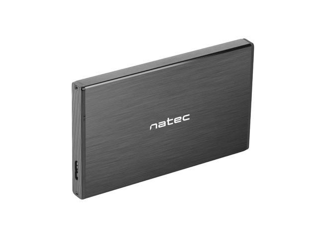 Natec RHINO GO Gehäuse USB 3.0 für 2.5'' SATA HDD/SSD, schwarz Alu - Bild 3