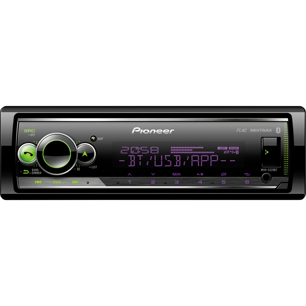 Pioneer Schwarz Autoradio, Mvh-S520bt - Image 5