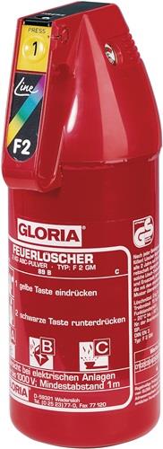 Gloria Kfz-Pulverfeuerlöscher 2Kg M.dauerdruck Brandkl.13 A 89 B C - Image 3