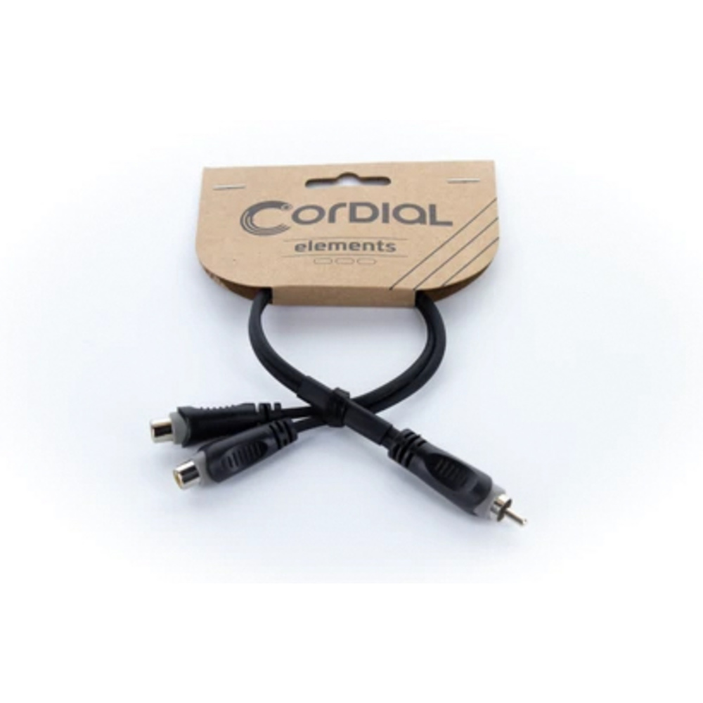 Cordial Ey 0.3 Cee Y-Adapterkabel 0,3 M Cinch Male/ Cinch Female - Bild 2