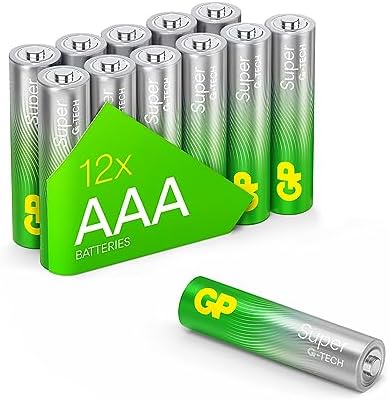 GP Batteries 1x12 GP Super Alkaline 1,5V AAA Micro LR03 Neu 03024AETA-S12 (12 Stk., AAA), Batterien + Akkus - Bild 5