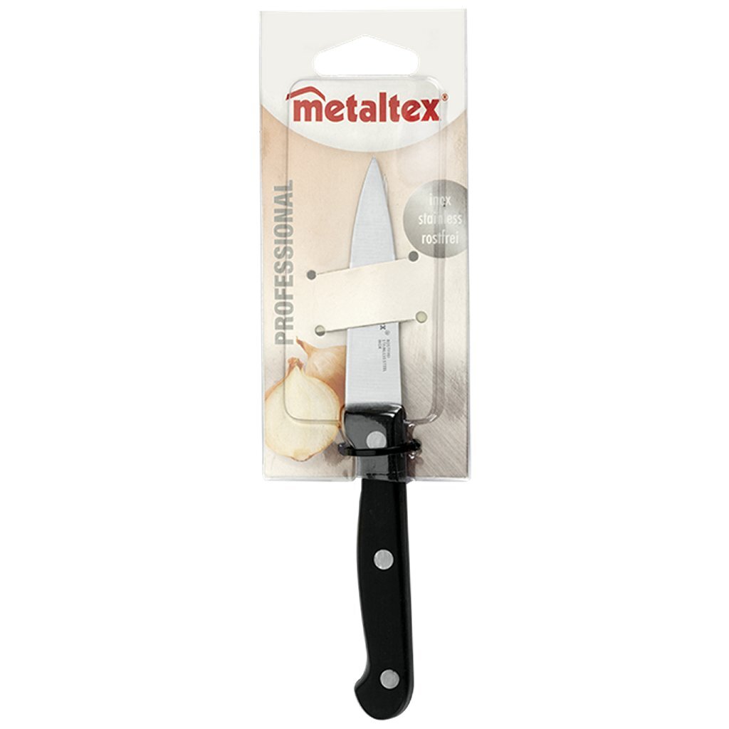 Metaltex Schwarz Moderner Küchenmesser Edelstahl 18 Cm Ergonomisch - Bild 4