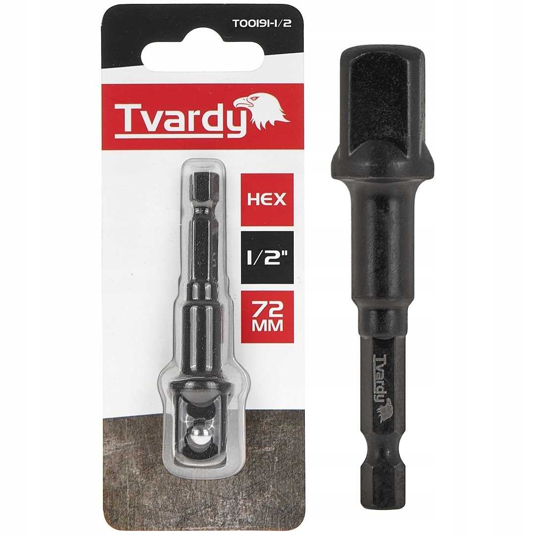 Import Schlagschrauberadapter Hex 1/2" 72mm Twardy