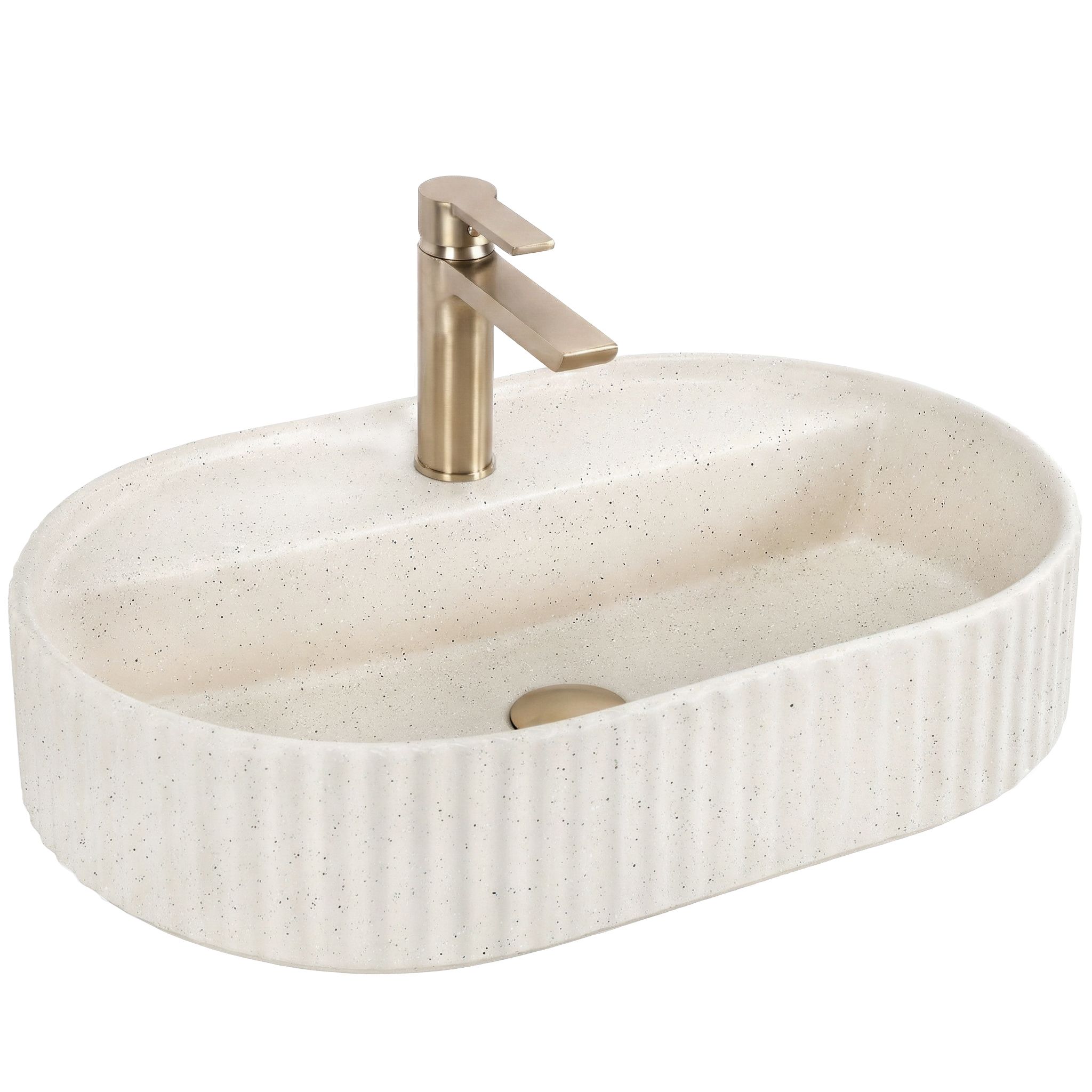 Aufsatzwaschbecken Rea Marcela 60 Vanilla Beige